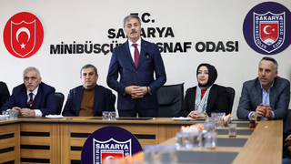 Yusuf Alemdar Minibüsçüler Odası’nda konuştu