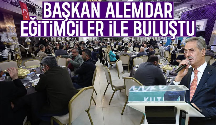 Yusuf Alemdar öğretmenler ile bir araya geldi