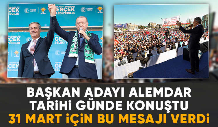 Yusuf Alemdar Sakarya mitinginde konuştu