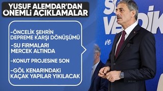 Yusuf Alemdar şehir için önceliklerini açıkladı
