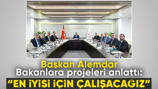 Yusuf Alemdar Ulaştırma ve Turizm Bakanları ile görüştü