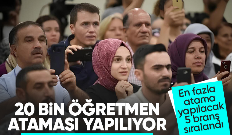 Yusuf Tekin açıkladı: Öğretmen atamalarında rakam belli oldu