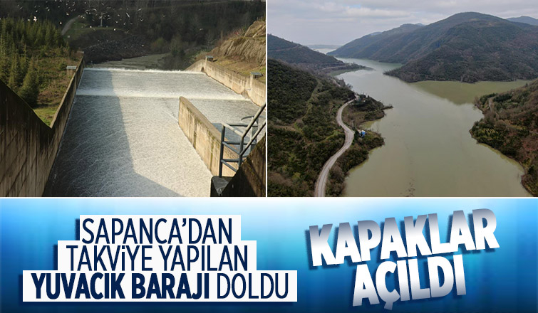 Yuvacık Barajı doldu, kapaklar açıldı