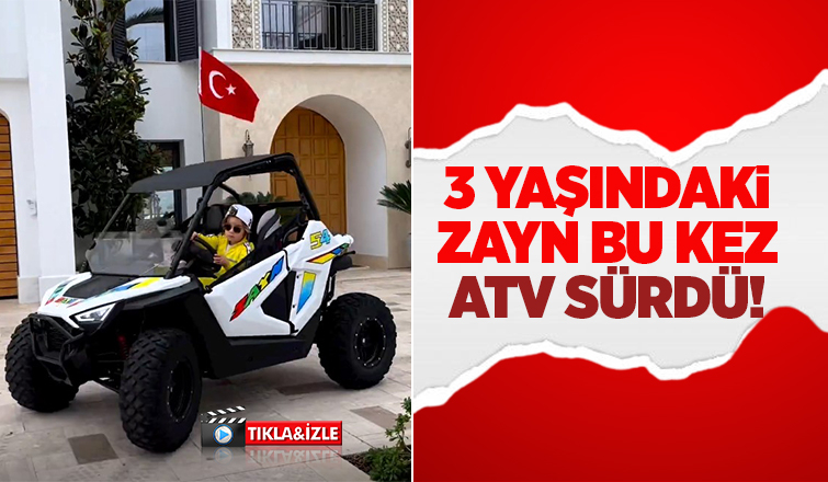 Zayn bu kezde ATV sürdü