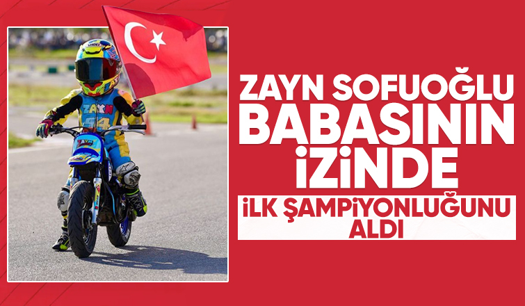 Zayn rüzgarı: Beş yaşında şampiyon