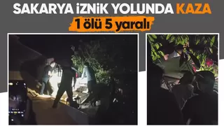 Zincirleme kaza 1 ölü 5 yaralı