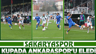 Ziraat Türkiye Kupası: Sakaryaspor: 1 - Ankaraspor: 0