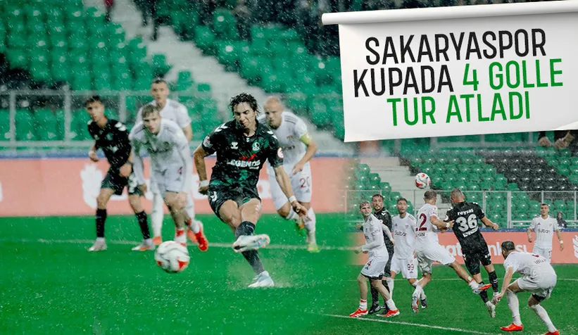 Ziraat Türkiye Kupası: Sakaryaspor: 4 İnegölspor: 0