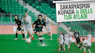 Ziraat Türkiye Kupası: Sakaryaspor: 4 İnegölspor: 0