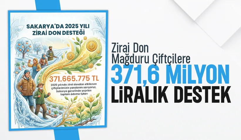 Zirai don mağduru çiftçiye 371,6 Milyon liralık destek
