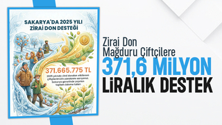 Zirai don mağduru çiftçiye 371,6 Milyon liralık destek