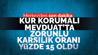 Zorunlu karşılık oranlarında değişiklik Resmi Gazete'de yayınlandı