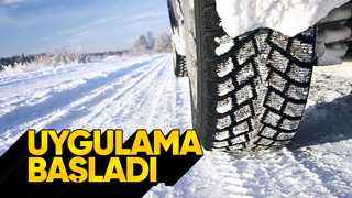Zorunlu kış lastiği uygulaması 1 Aralık itibarıyla başladı