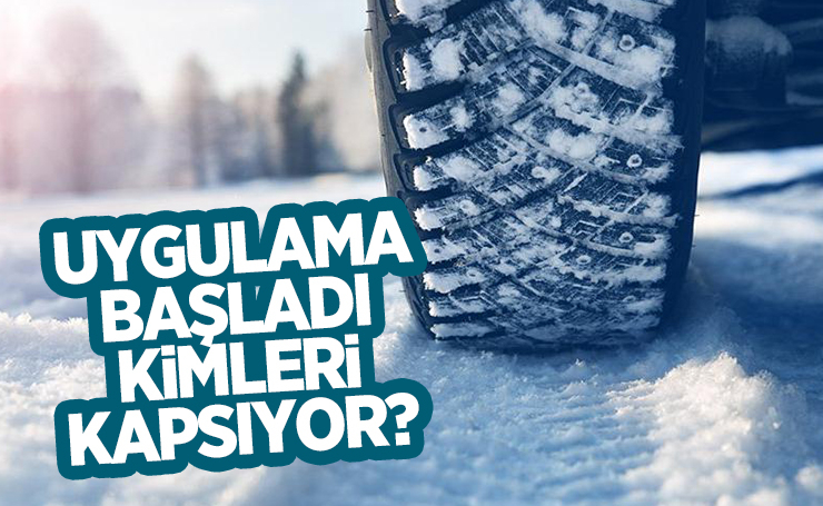 Zorunlu kış lastiği uygulaması başladı