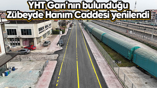 Zübeyde Hanım Caddesi yenilendi