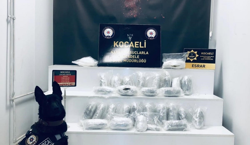 Zuladaki 9,5 kilo uyuşturucu çıktı